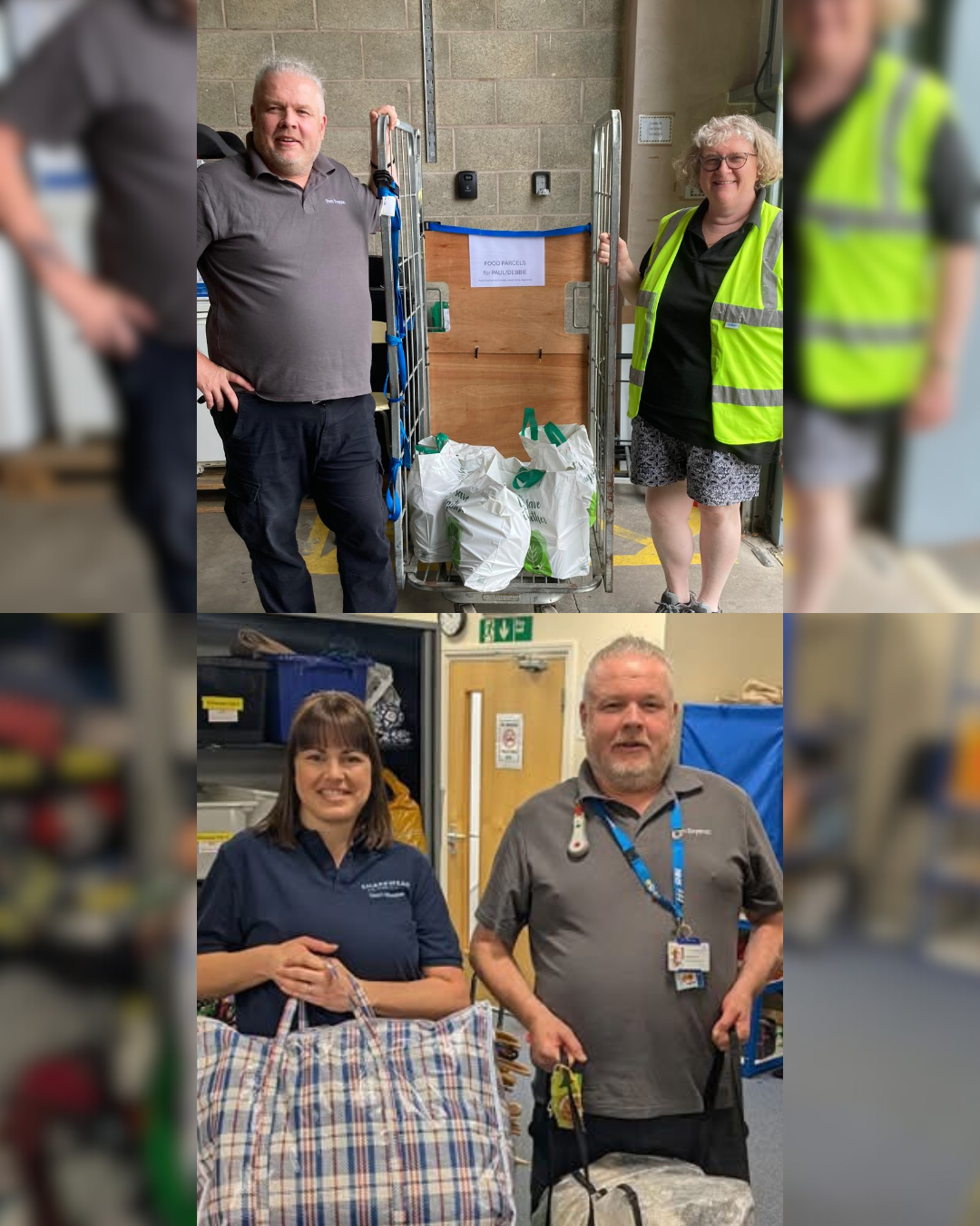 Local NHS Trust partners with charities to provide patients with food and clothing essentials