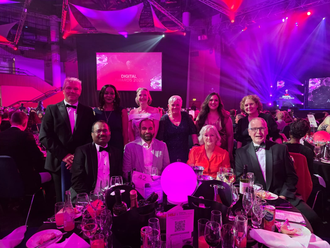 Derbyshire Healthcare celebrates double win at national awards for digital innovation