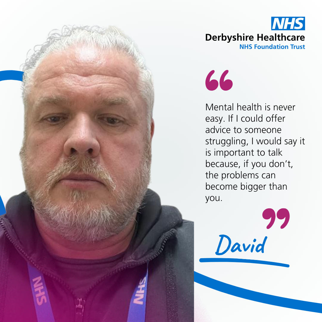 “It is important to talk because, if you don’t, the problems can become bigger than you.” – local NHS worker explains the importance around raising awareness for services this Men’s Health Week