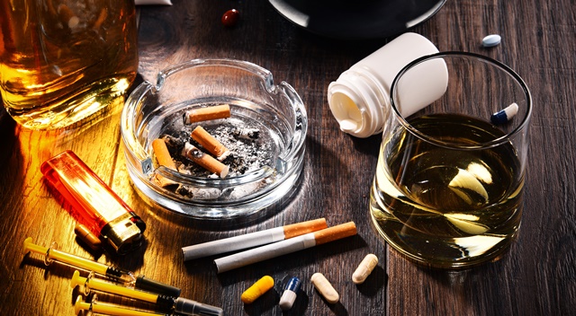 Alcohol, smoking and illicit drugs